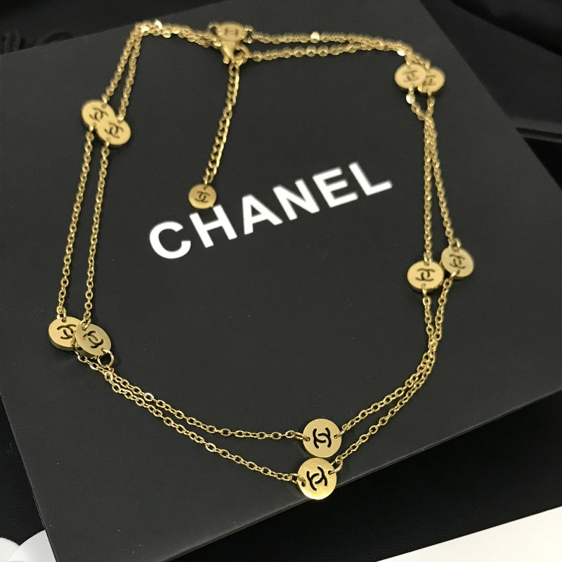 Fashion Luxury Jewelry Titanium Steel Necklace
