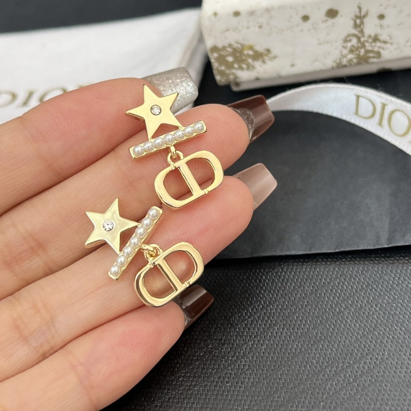 Gold Jewelry pearl Earrings
