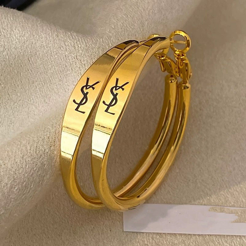 Women's Fashionable Large Circle High-end Earrings
