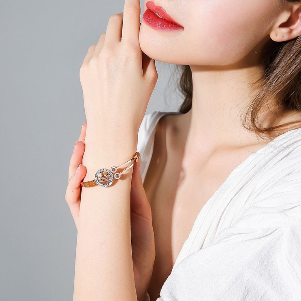 Fashionable Adjustable Open Lucky Tree Bracelet