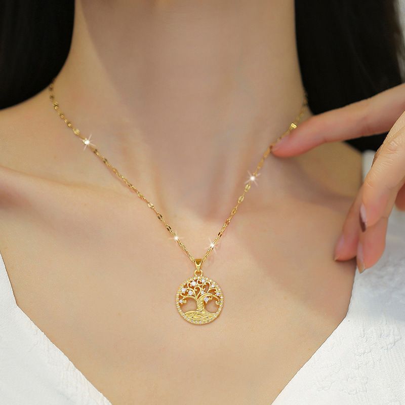 Lucky Tree Minimalist Necklace
