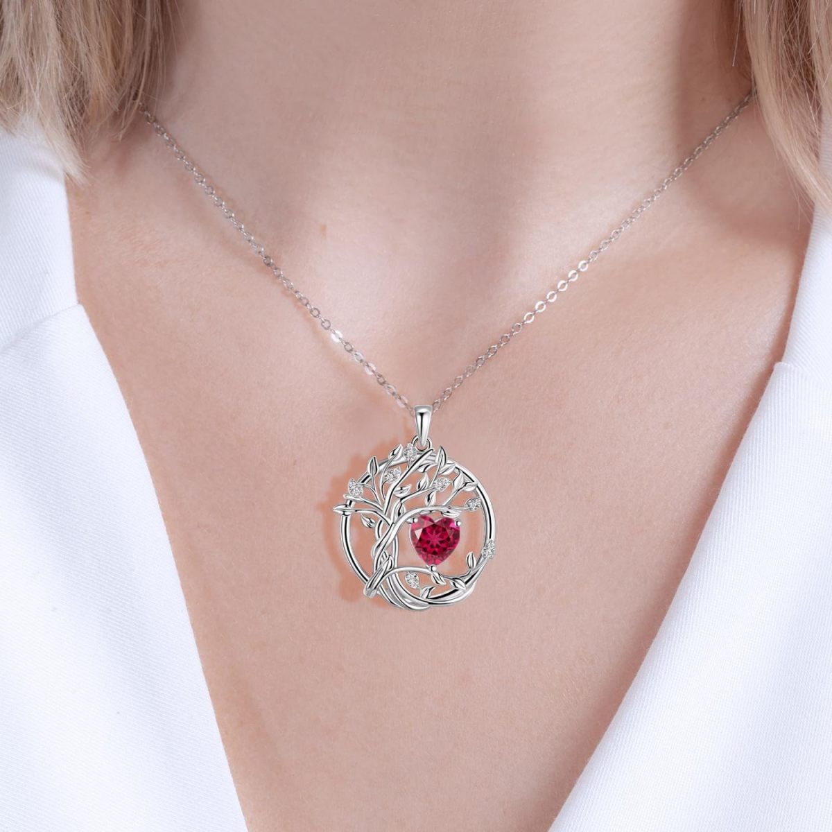 Lucky Tree Energy Stone Necklace