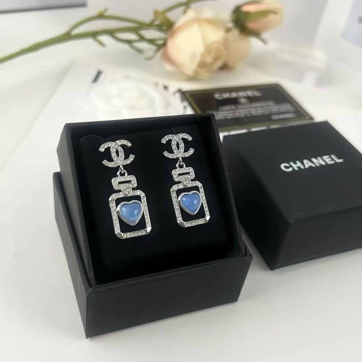 Fashionable luxury titanium steel Earrings
