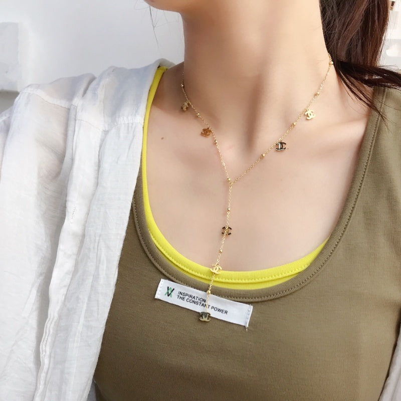 Fashion Luxury Jewelry Titanium Steel Necklace