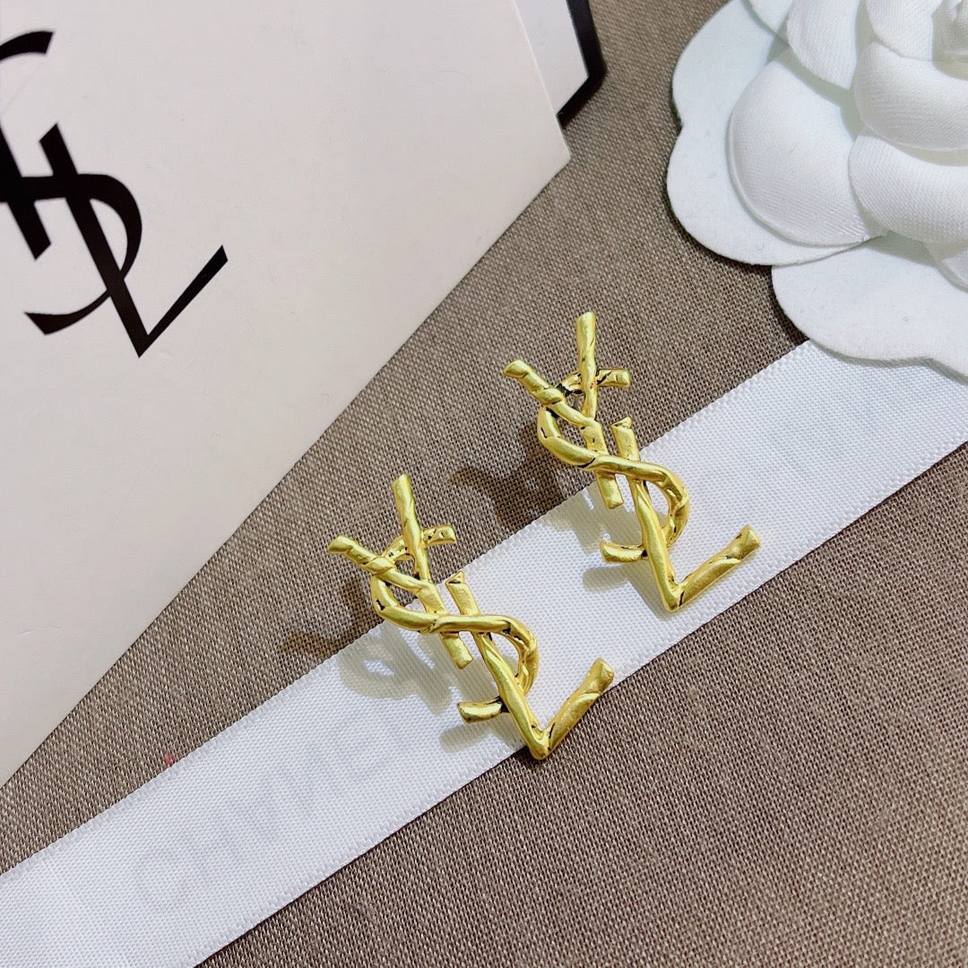 Luxury Jewelry Fashion High End Letter Earrings