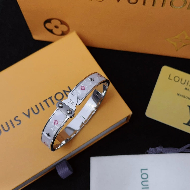 Women's Fashion Titanium Steel Letter Bracelet