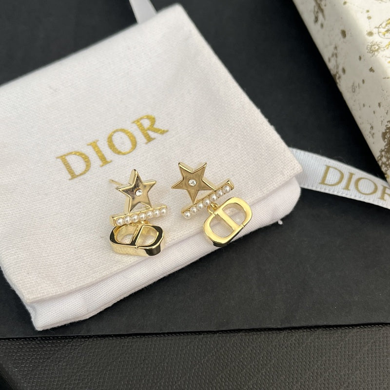 Gold Jewelry pearl Earrings
