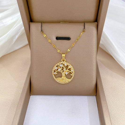 Lucky Tree Minimalist Necklace