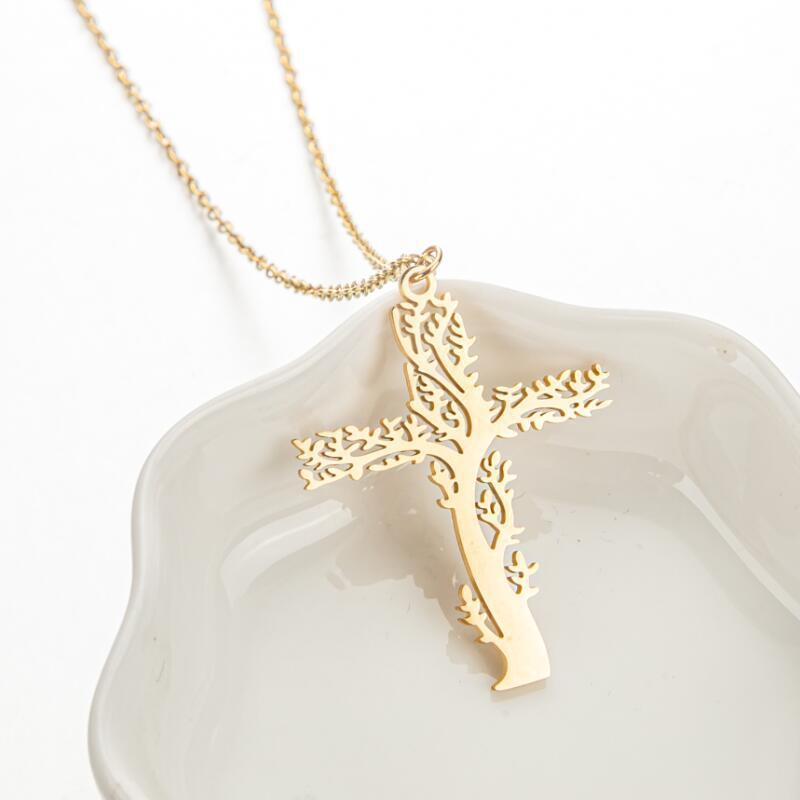 Lucky Tree Cross Guardian Chain