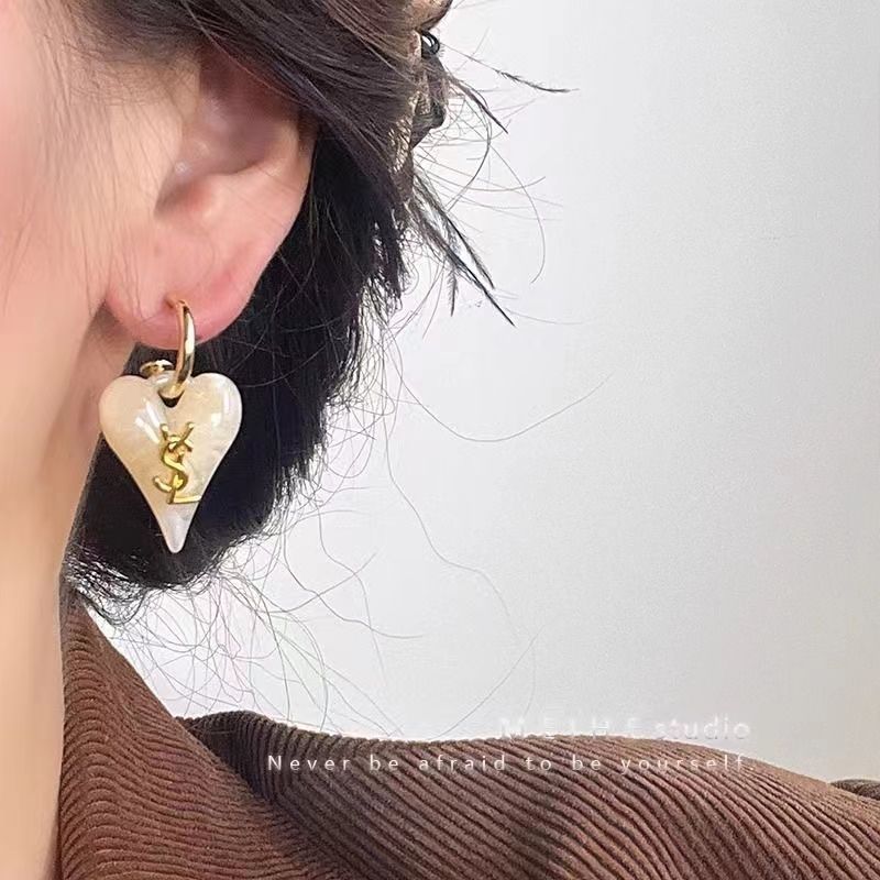 Women's Fashion Accessories Jewelry Heart Shaped Earrings