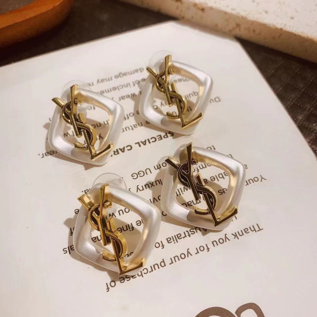 Women's trendy acrylicE arrings